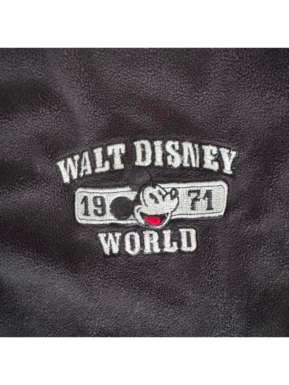 Rare Mis-Sew Vintage Disney Men's Black Jacket Rare mis-sew